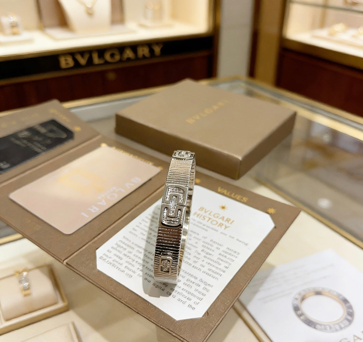 Serpentine Bangle in Polished Metal-Tone – Serpentine Detail – Design 002 detail view