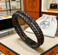 Horse Braided Bracelet in Gold-Tone – Braided Detail main product view