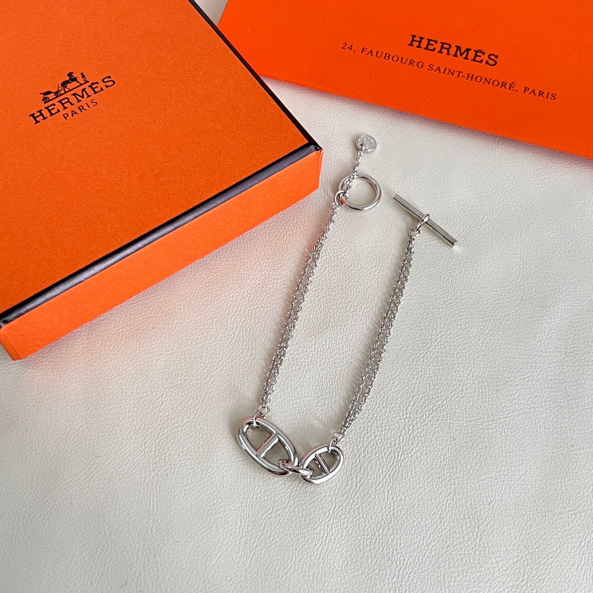 Horse Bracelet in Polished Metal-Tone – Design 006 styled product view