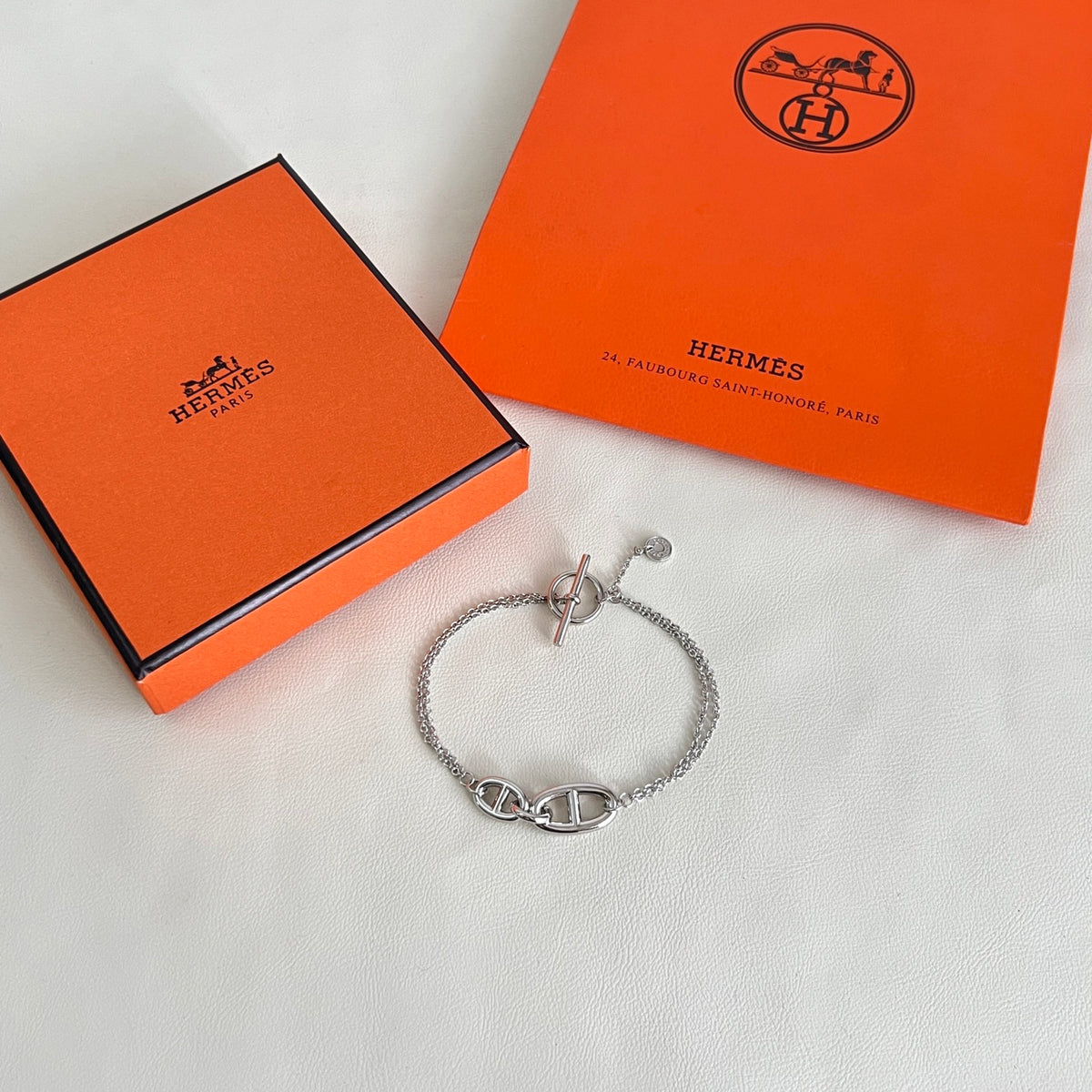 Horse Bracelet in Polished Metal-Tone – Design 006 main product view