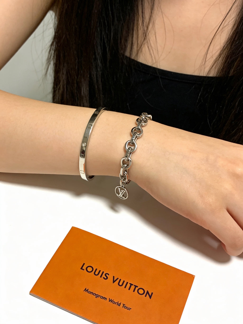 Chain Bracelet in Silver-Tone – Design 003 close-up detail