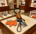 Horse Keychain in Silver-Tone – Design 030 main product view