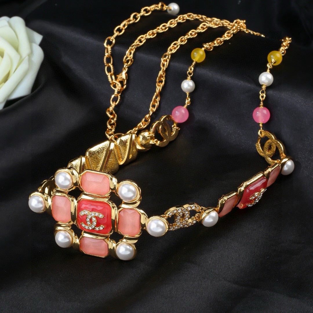 Signature Emblem Jewelry Accessory in Gold-Tone – Design 014 main product view