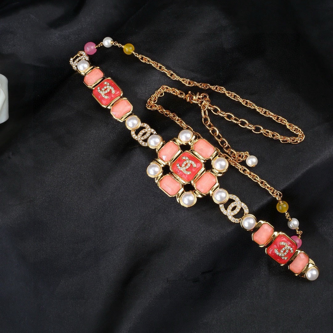 Signature Emblem Jewelry Accessory in Gold-Tone – Design 014 detail view