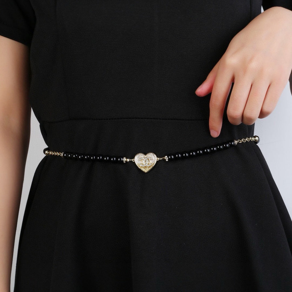 Heart Jewelry Accessory in Polished Metal-Tone – Heart Detail main product view