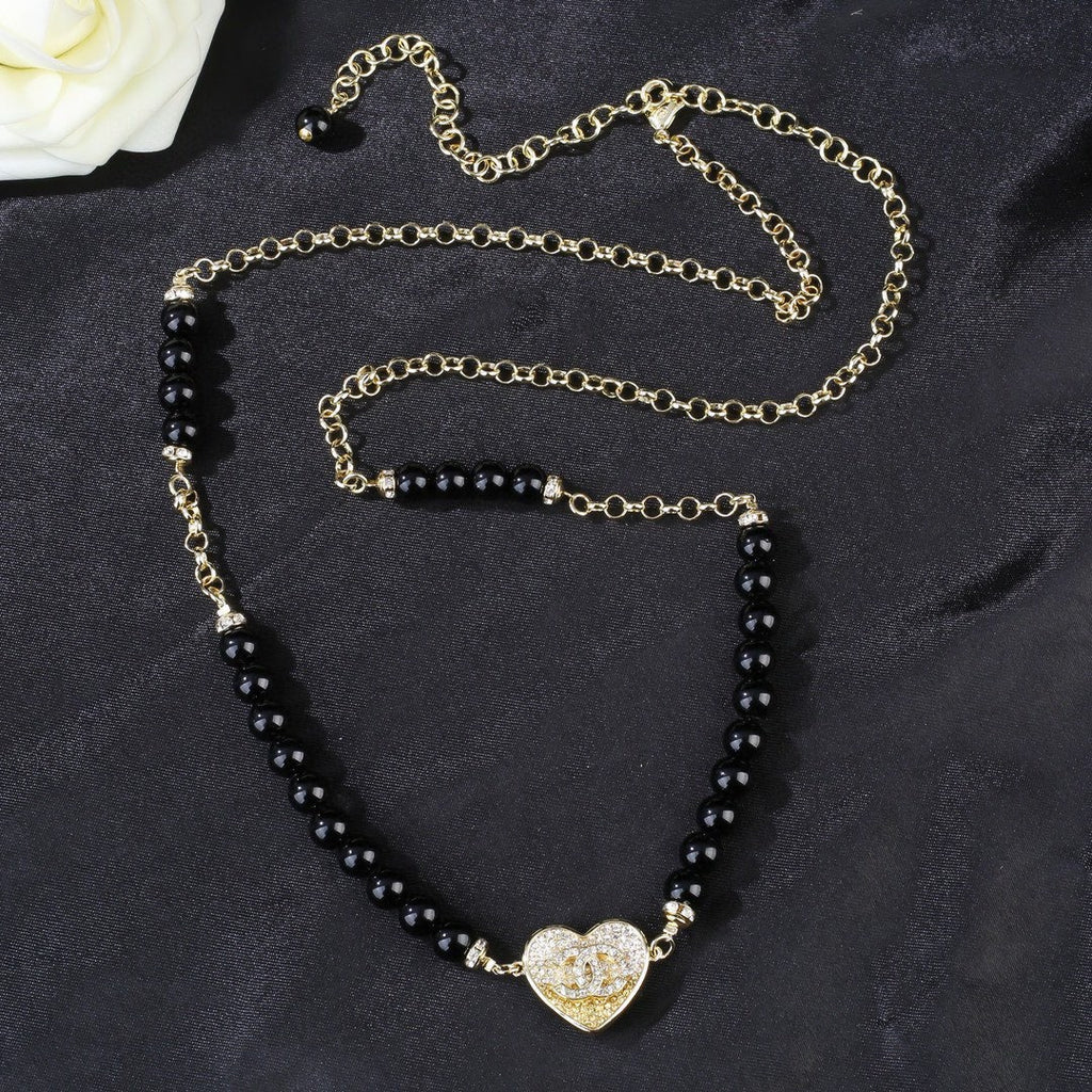 Heart Jewelry Accessory in Polished Metal-Tone – Heart Detail front product view