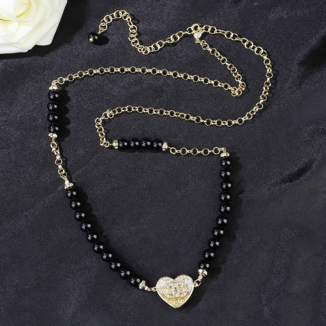 Heart Jewelry Accessory in Polished Metal-Tone – Heart Detail front product view