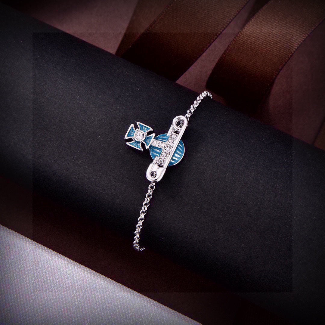 Orb Bracelet in Polished Metal-Tone – Design 006 detail view