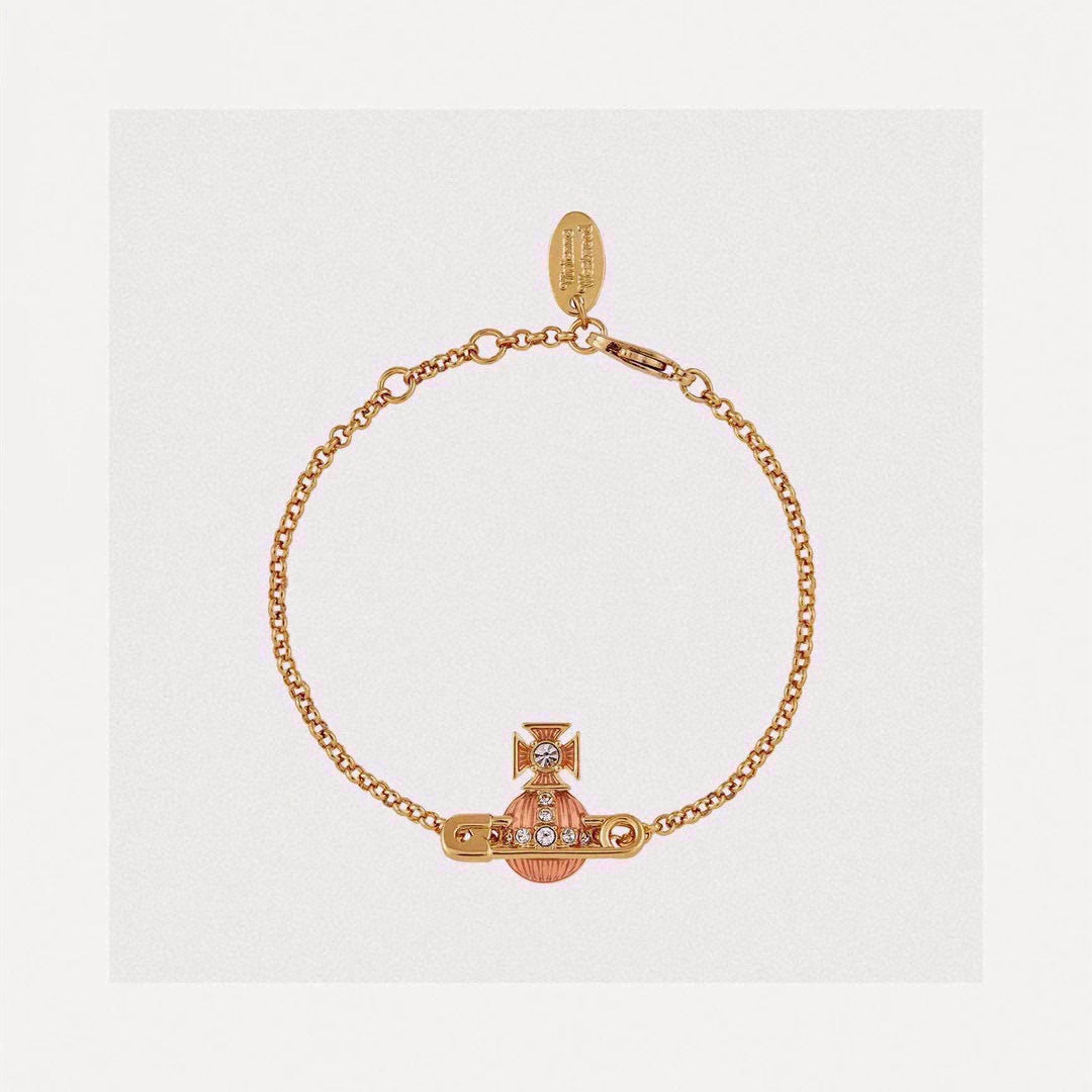 Orb Bracelet in Polished Metal-Tone – Design 006 front product view