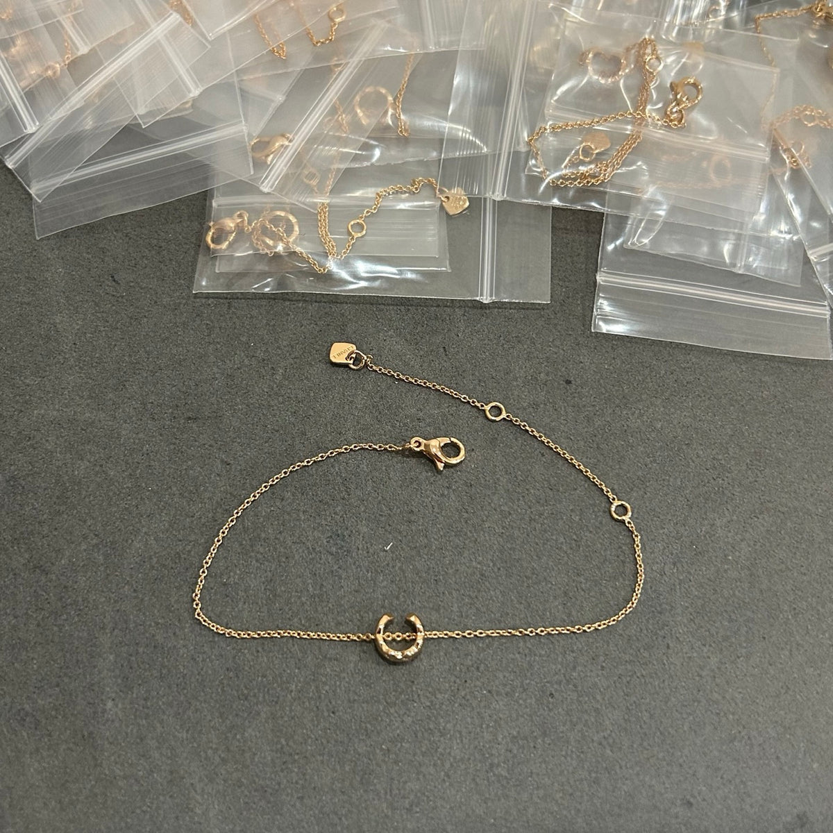 Signature Emblem Bracelet in Polished Metal-Tone – Design 025 main product view