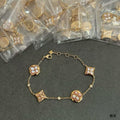 Geometric Emblem Bracelet in Polished Metal-Tone – Design 010 main product view