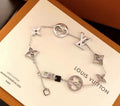 Letter Emblem Bracelet in Polished Metal-Tone – Design 021 main product view
