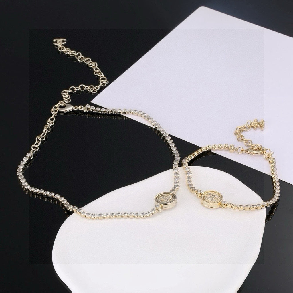 Double-C Emblem Bracelet in Gold-Tone – Design 004 main product view