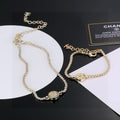 Double-C Emblem Bracelet in Gold-Tone – Design 004 main product view