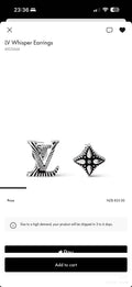 Geometric Emblem Stud Earrings in Polished Metal-Tone – Design 019 main product view