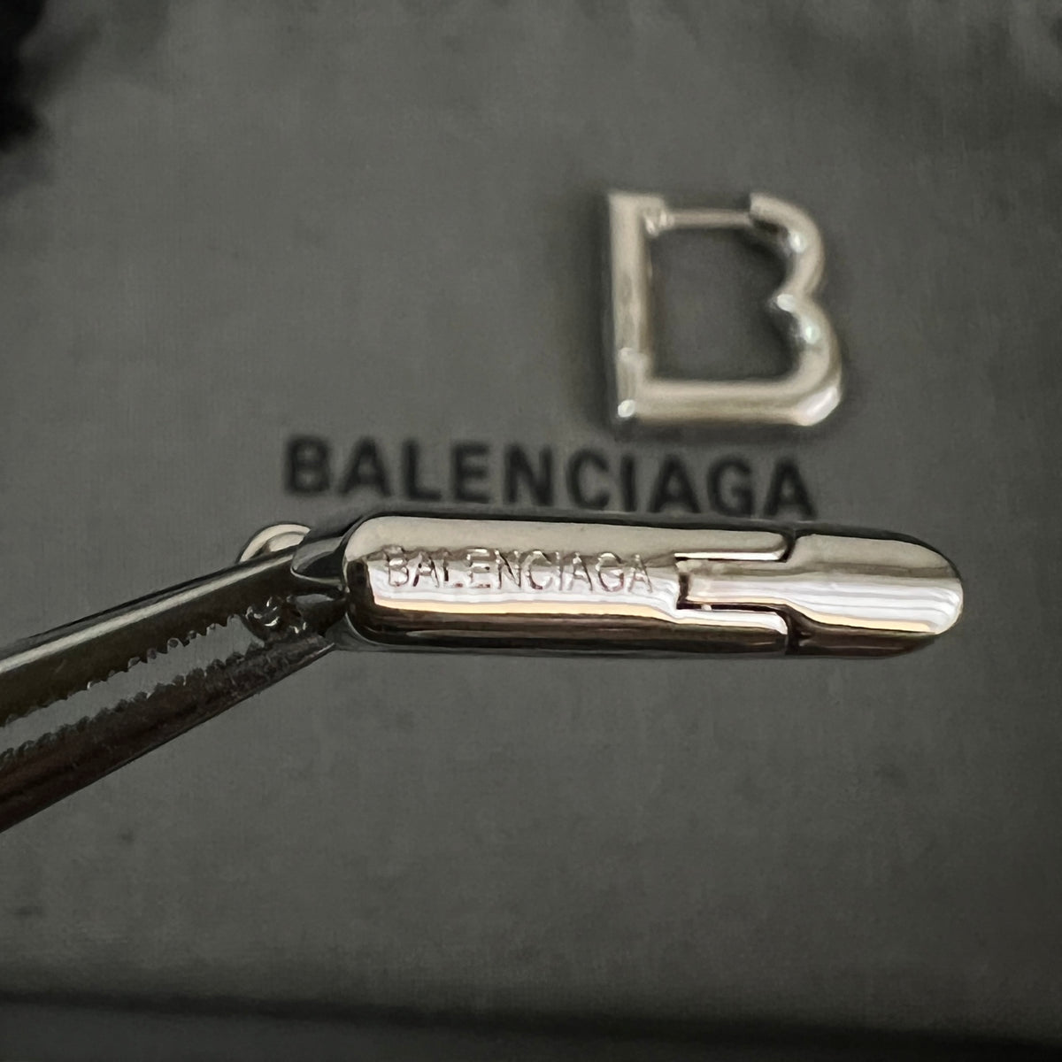 Ring Motif Statement Earrings in Polished Metal-Tone – Design 003 styled product view