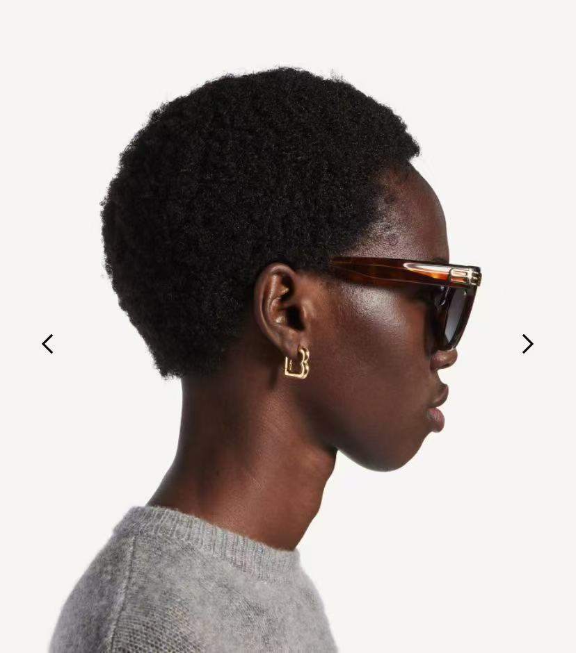 Ring Motif Statement Earrings in Polished Metal-Tone – Design 004 main product view