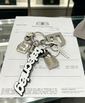 Key Jewelry Accessory in Polished Metal-Tone – Design 021 main product view