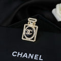 Signature Emblem Brooch in Polished Metal-Tone – Design 021 main product view