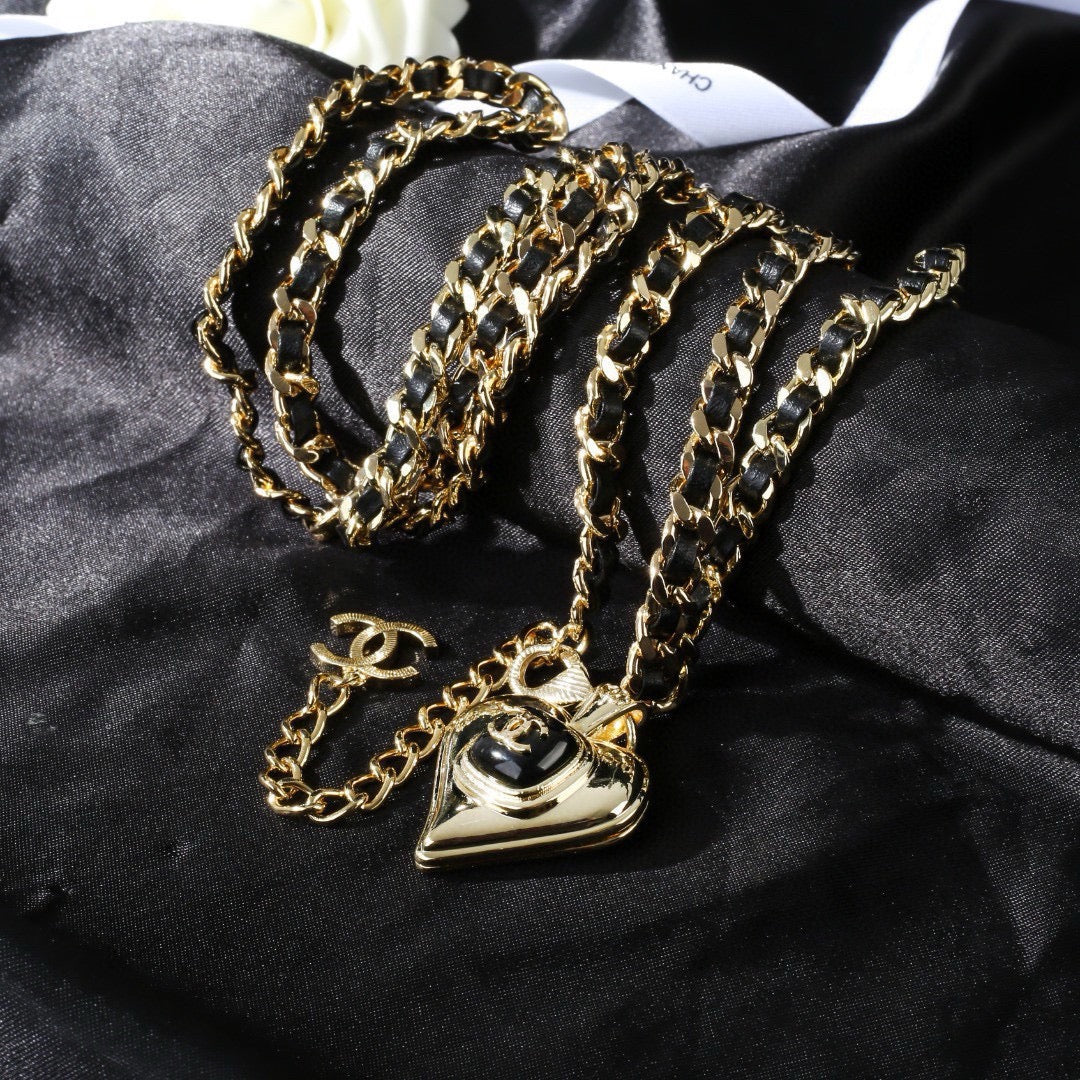 Signature Emblem Jewelry Accessory in Polished Metal-Tone – Design 030 close-up detail