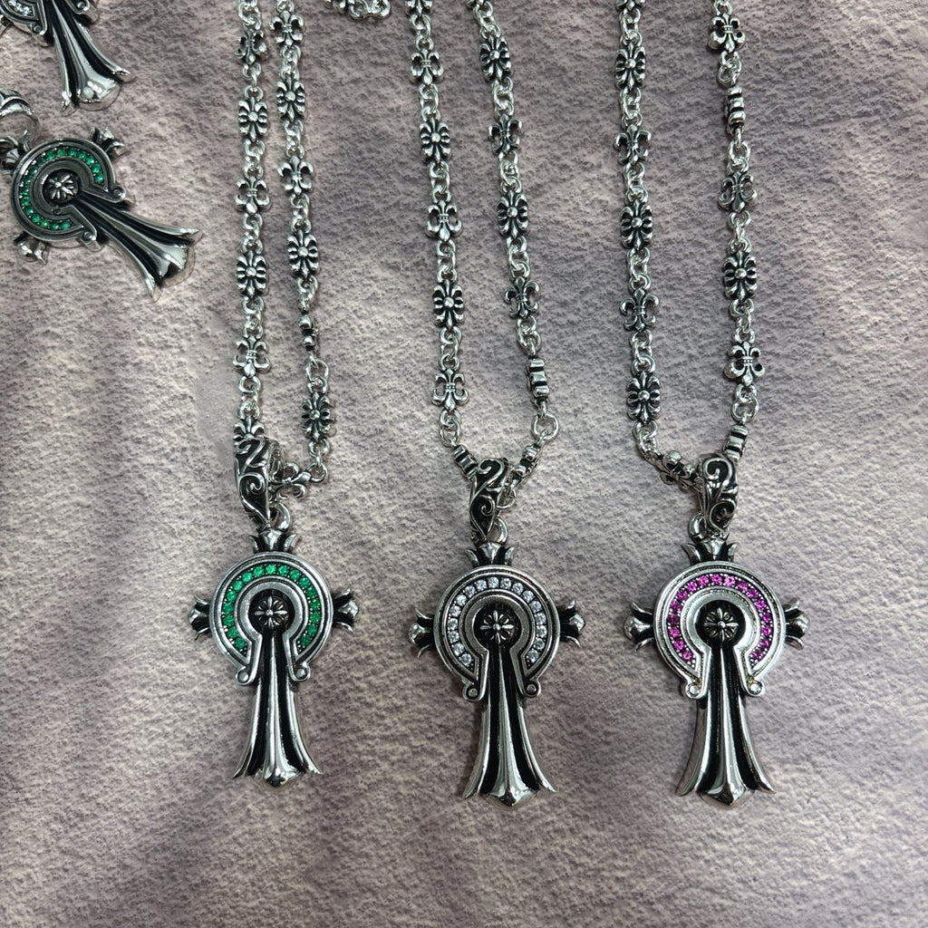 Gothic Emblem Jewelry Accessory in Metal-Tone – Design 01 main product view