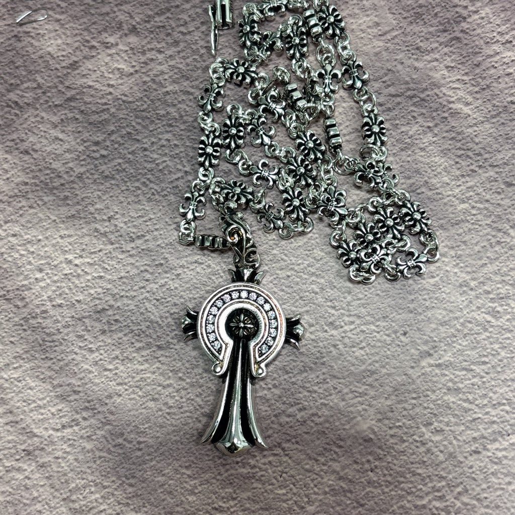 Gothic Emblem Jewelry Accessory in Metal-Tone – Design 01 detail view