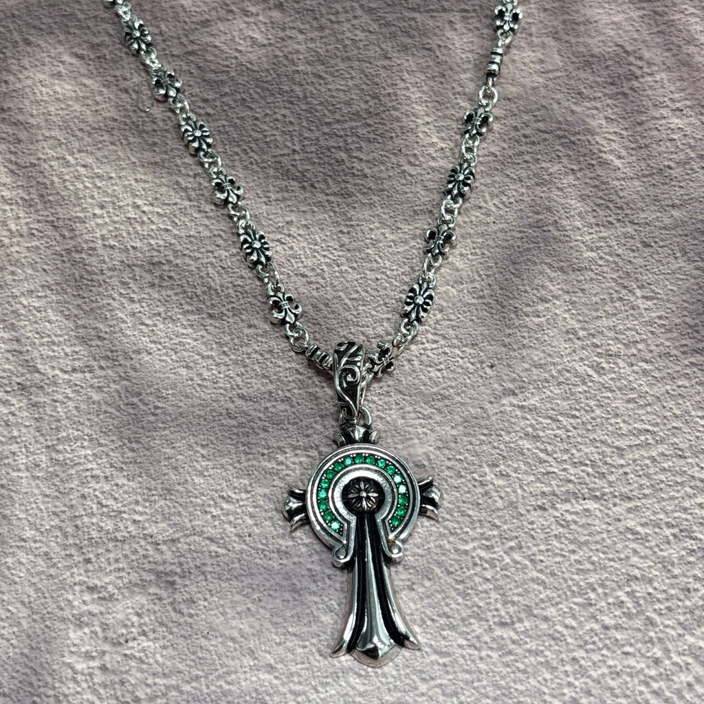 Gothic Emblem Jewelry Accessory in Metal-Tone – Design 01 close-up detail
