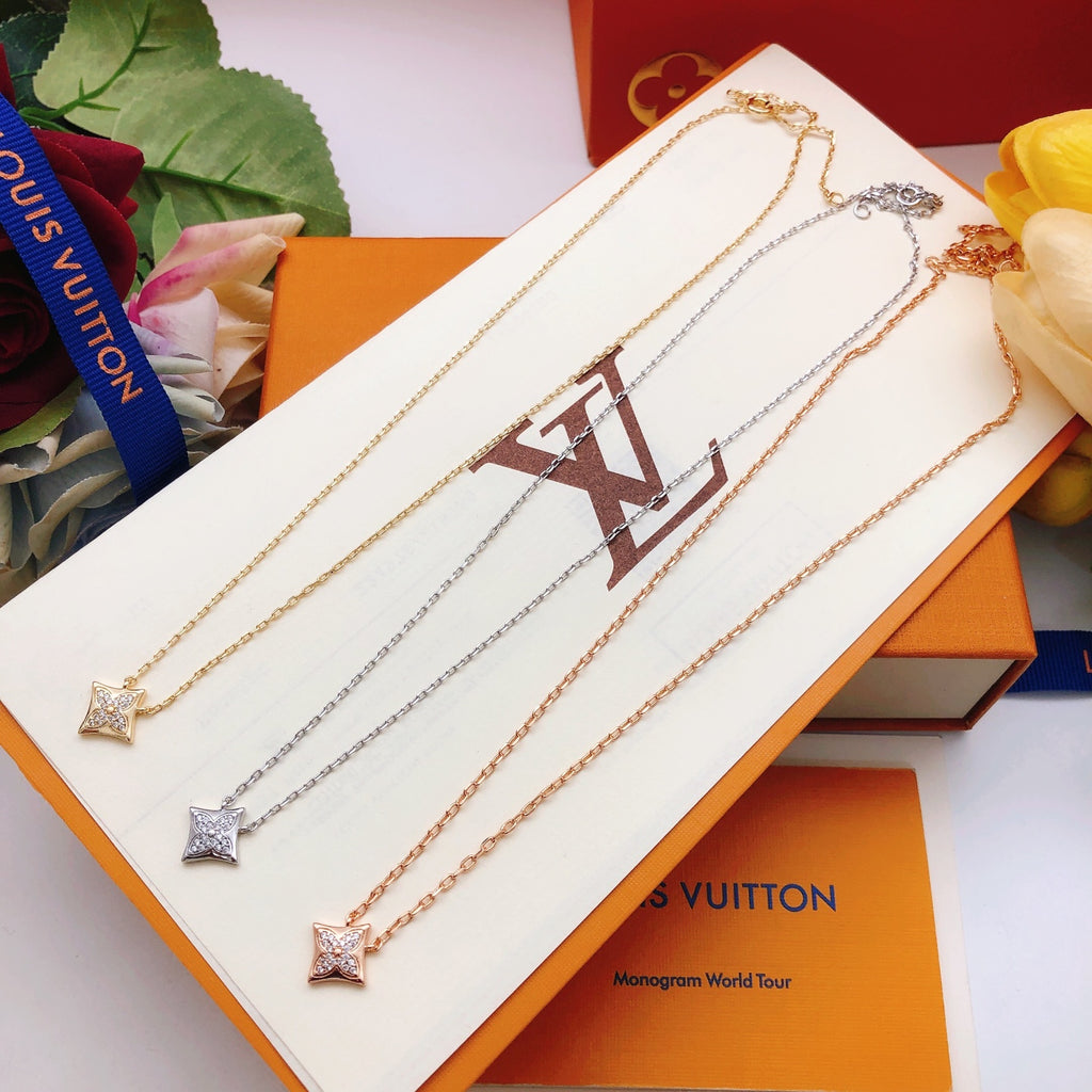 Geometric Emblem Pendant Necklace in Silver-Tone – Silver Detail – Design 006 main product view