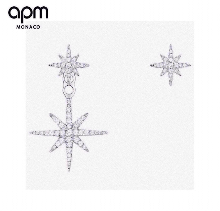 Shooting Star Statement Earrings in Silver-Tone main product view