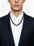 Chain Pendant Necklace in Silver-Tone – Design 023 main product view