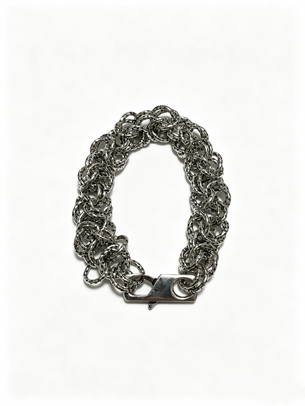 Chain Bracelet in Silver-Tone – Design 005 front product view