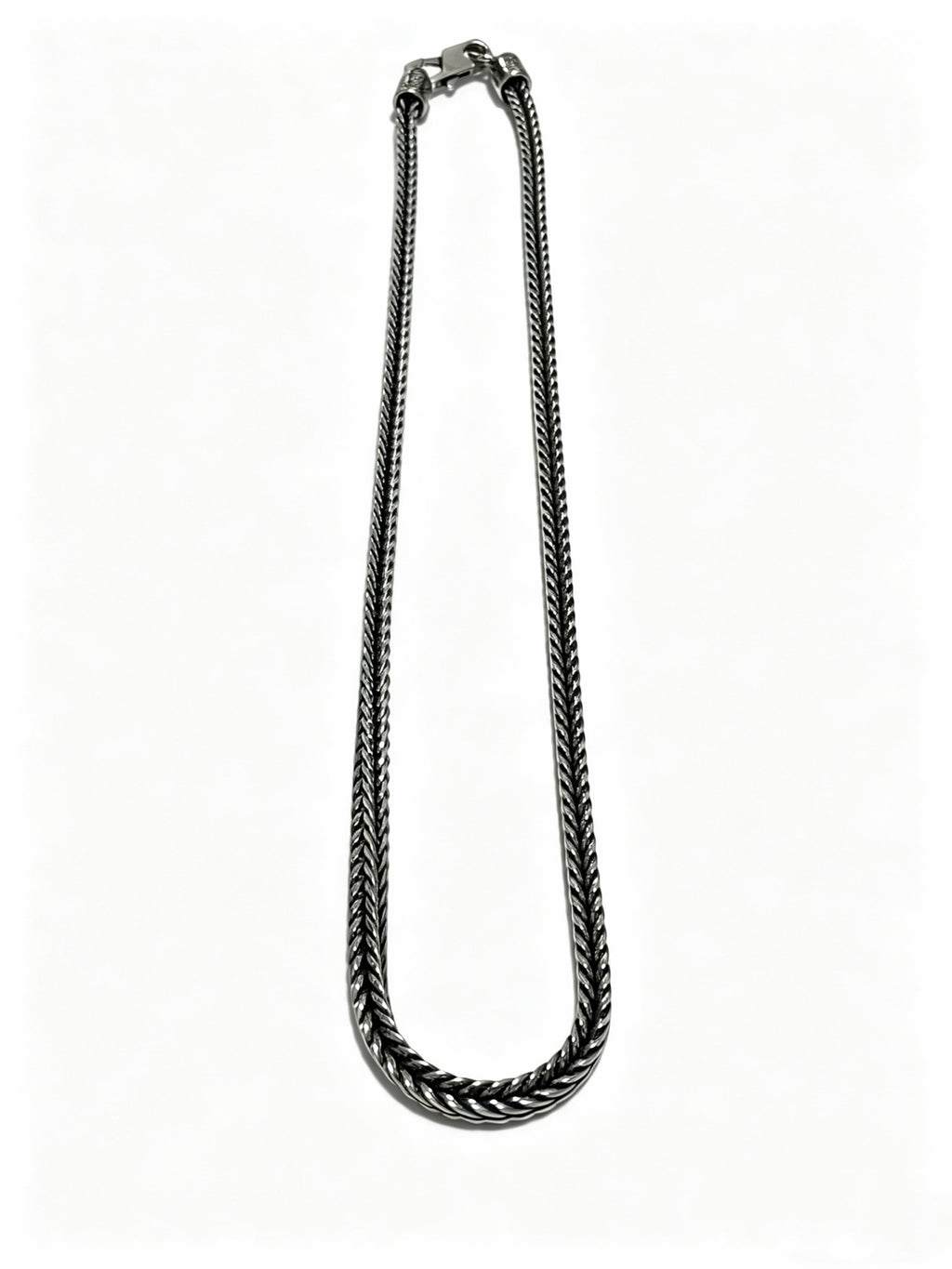 Chain Pendant Necklace in Silver-Tone – Design 019 main product view