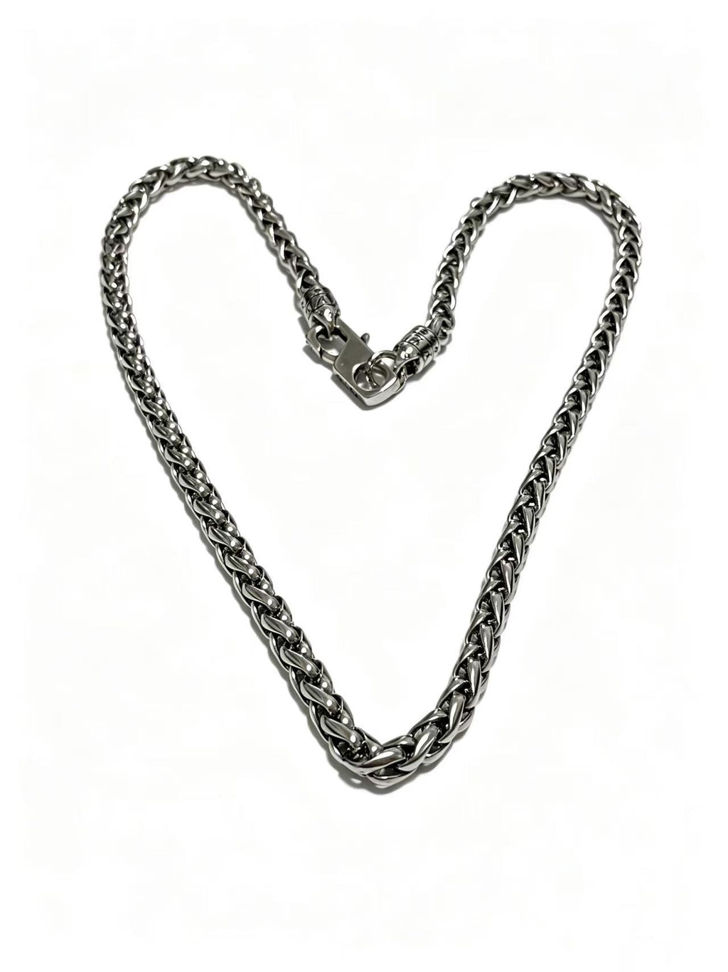 Chain Pendant Necklace in Silver-Tone – Design 018 main product view