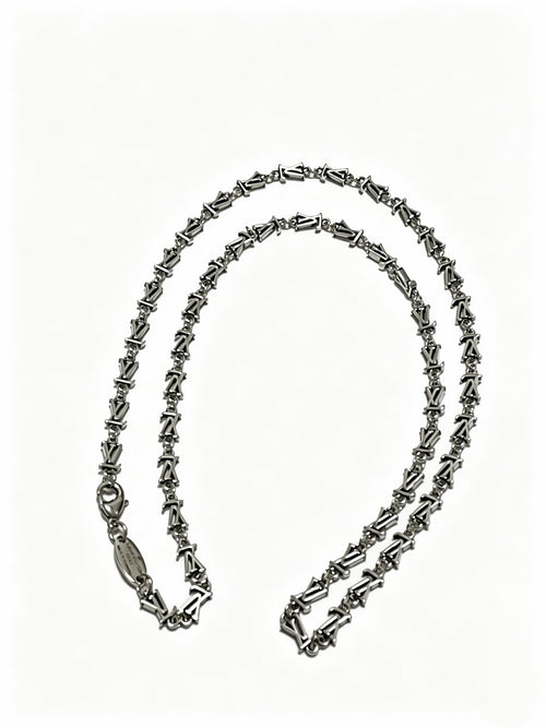 Chain Pendant Necklace in Silver-Tone – Design 016 main product view