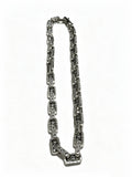 Chain Pendant Necklace in Silver-Tone – Design 015 main product view