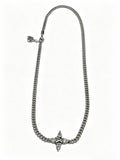 Chain Pendant Necklace in Silver-Tone – Design 014 main product view