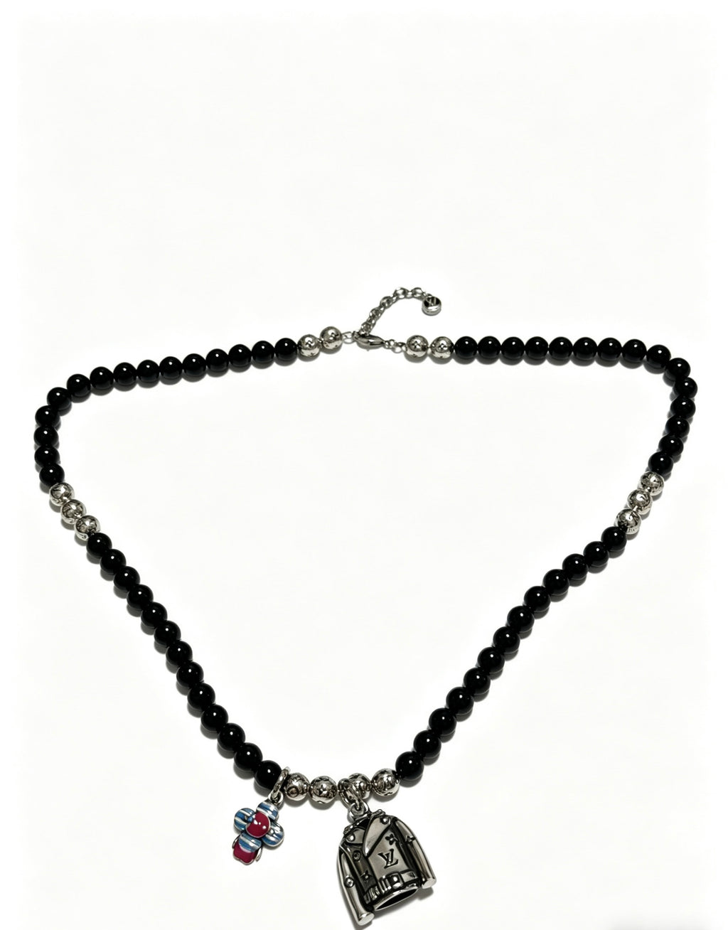 Chain Pendant Necklace in Silver-Tone – Design 010 main product view