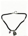 Chain Pendant Necklace in Silver-Tone – Design 010 main product view