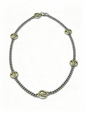 Chain Pendant Necklace in Silver-Tone – Design 008 main product view