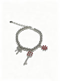 Signature Motif Bracelet in Silver-Tone – Vintage Detail – Design 34 main product view