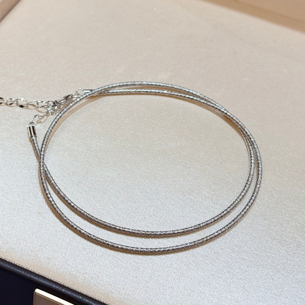 Signature Emblem Pendant Necklace in Gold-Tone – Design 050 main product view