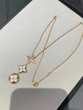 Geometric Emblem Pendant Necklace in Polished Metal-Tone – Design 024 main product view