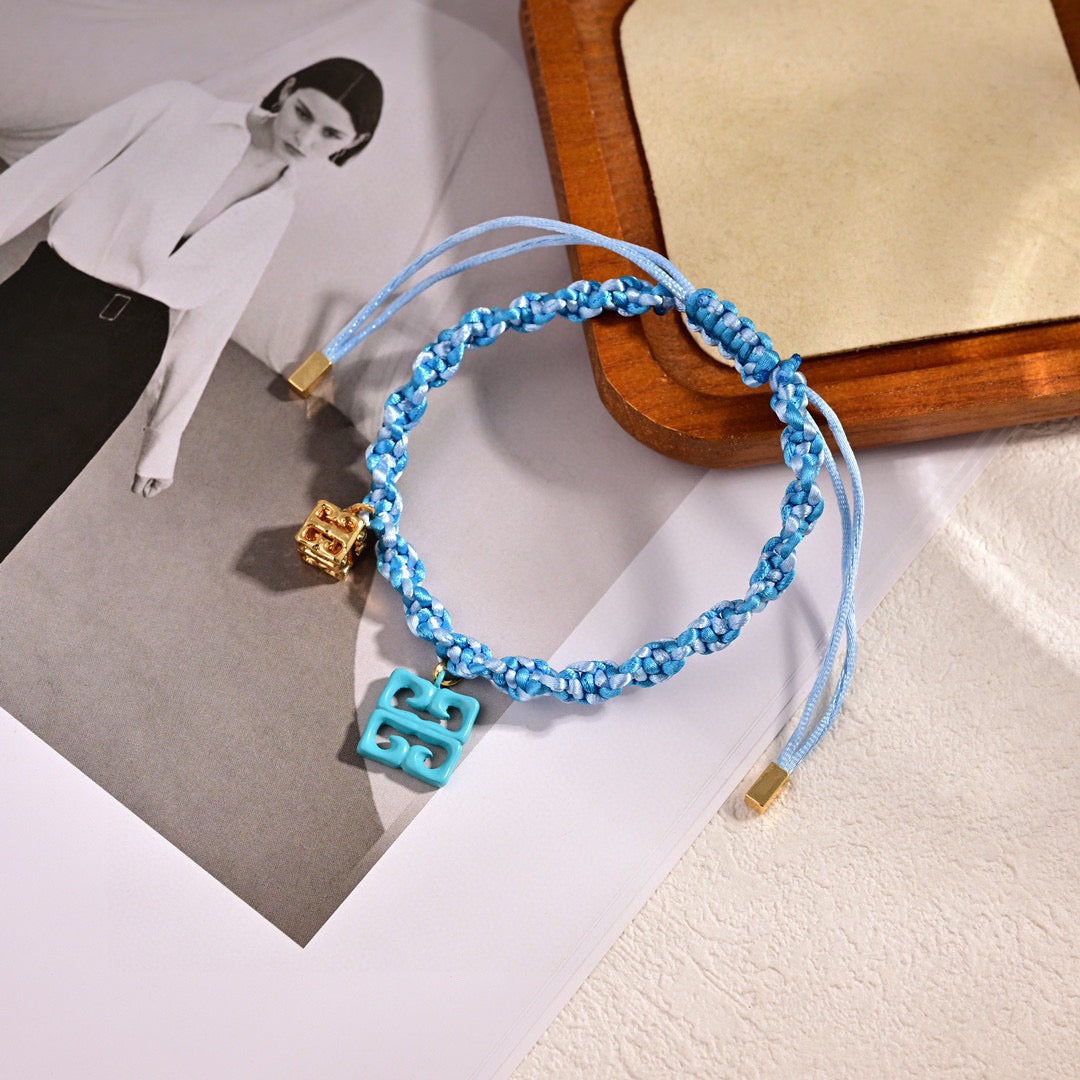 Signature Emblem Bracelet in Polished Metal-Tone – Design 028 styled product view