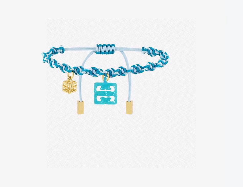 Signature Emblem Bracelet in Polished Metal-Tone – Design 028 main product view
