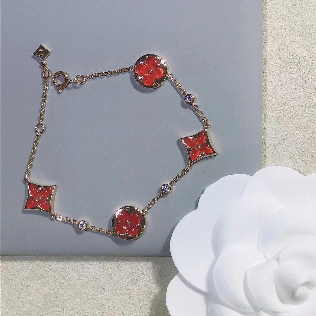 Geometric Emblem Bracelet in Polished Metal-Tone – Design 013 front product view