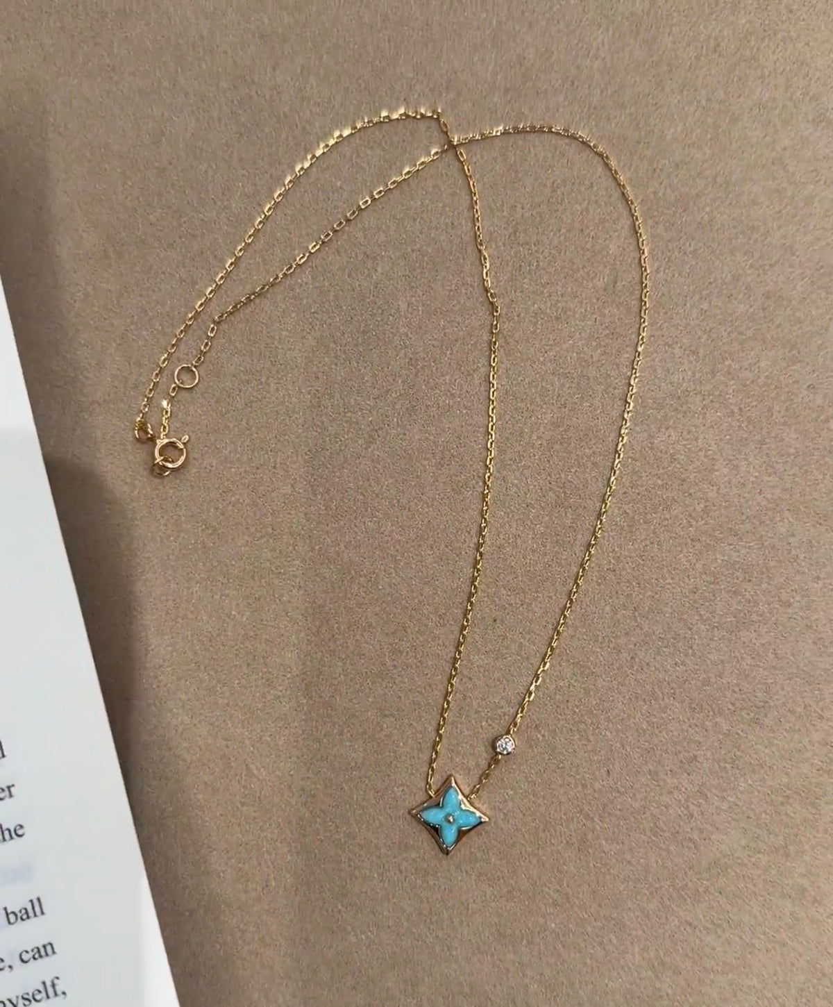 Geometric Emblem Pendant Necklace in Polished Metal-Tone – Design 023 styled product view
