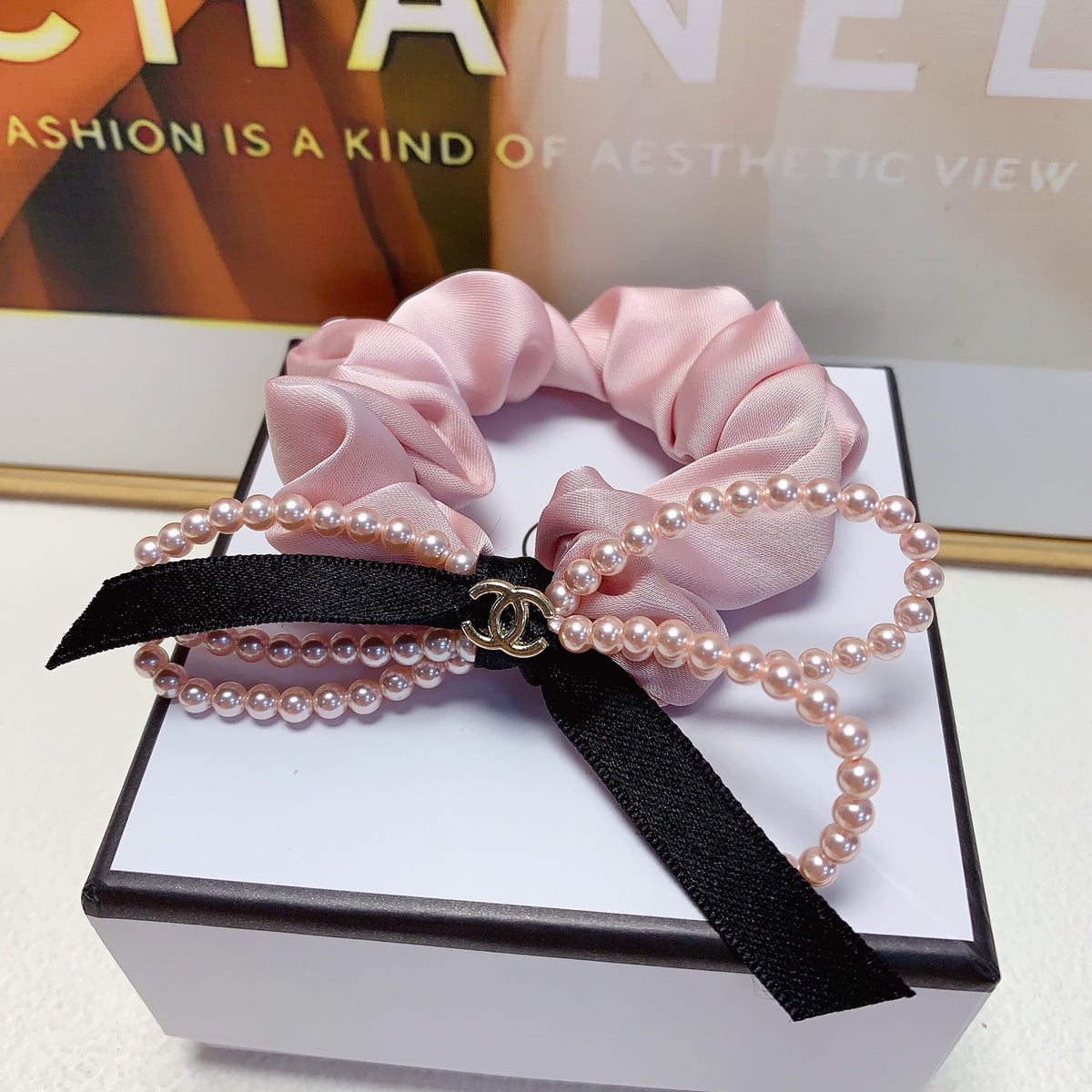Bow Jewelry Accessory in Polished Metal-Tone side detail
