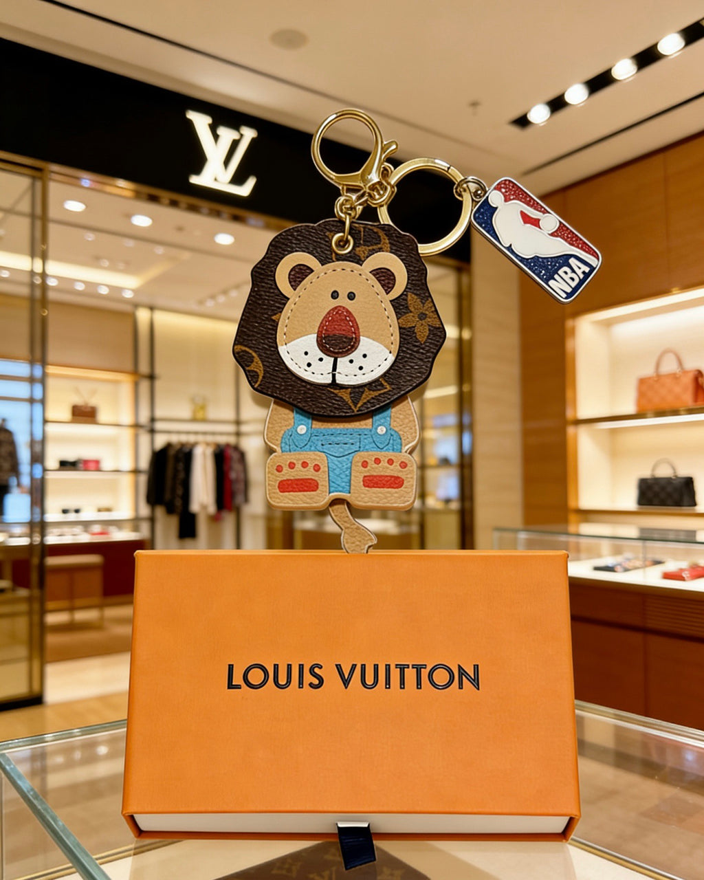 Bag Motif Keychain – Bag Detail – Design 055 front product view