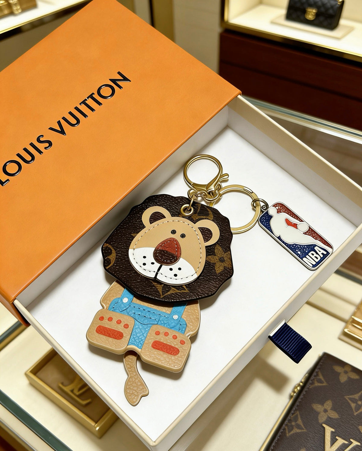 Bag Motif Keychain – Bag Detail – Design 055 styled product view