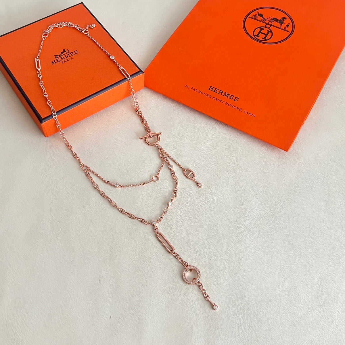 Horse Pendant Necklace in Polished Metal-Tone – Design 023 main product view
